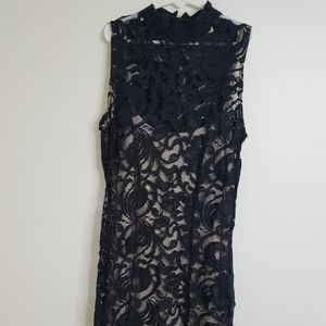 Nwot Sleeveless lace dress sz~ S